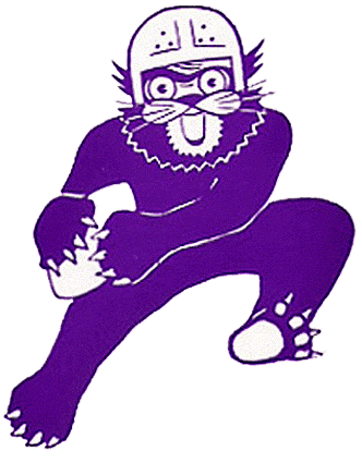 Northwestern Wildcats 1959-1967 Primary Logo iron on paper